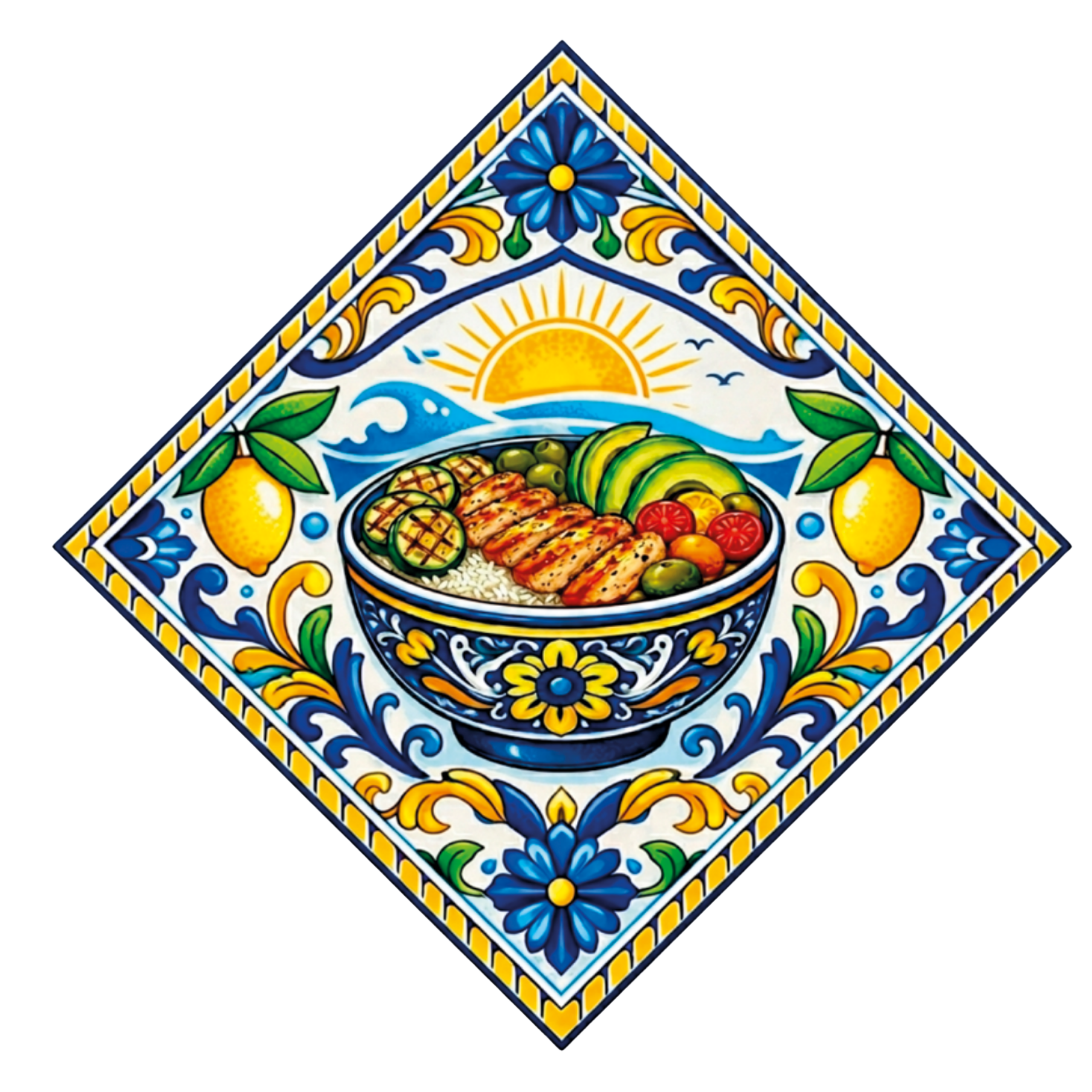 Maiolica Poke Siciliane Logo